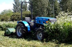 Tractor and flail mower hire